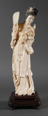 ANTIQUE CHINESE IVORY GUANYINO