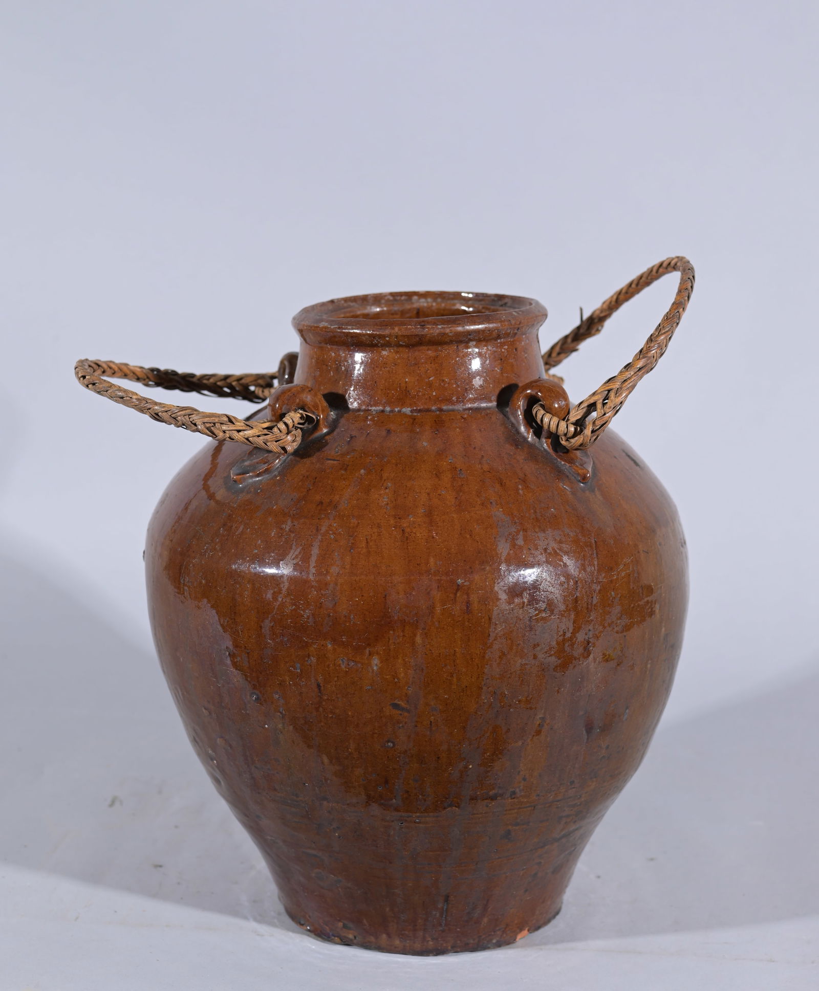 ANTIQUE CHINESE MARTABAN GLAZED