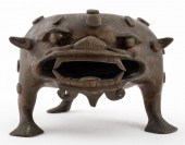 ANTIQUE CHINESE MONEY TOAD JIN