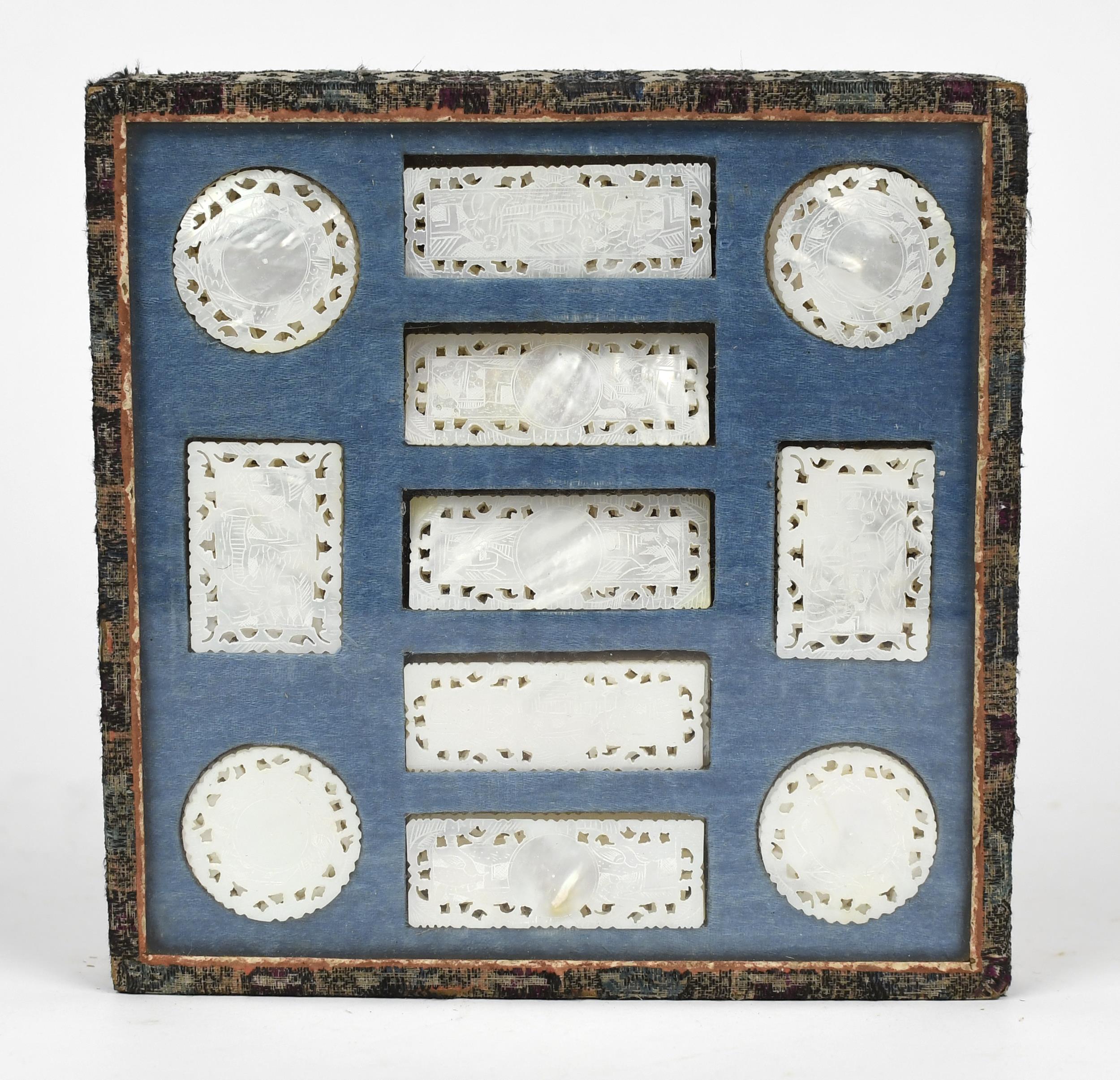 ANTIQUE CHINESE MOTHER OF PEARL