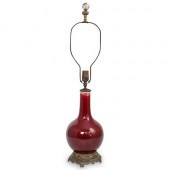 ANTIQUE CHINESE OXBLOOD CONVER