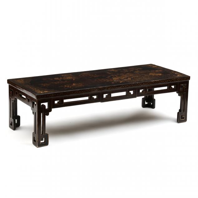ANTIQUE CHINESE PANEL SET AS COFFEE