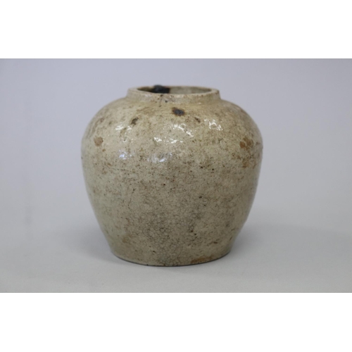 Antique Chinese pottery ginger jar,