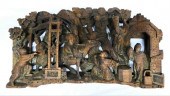 ANTIQUE CHINESE RELIEF CARVED