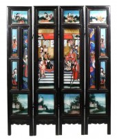 ANTIQUE CHINESE REVERSE PAINTE