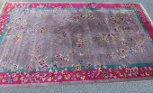 ANTIQUE CHINESE ROOM SIZE CARP