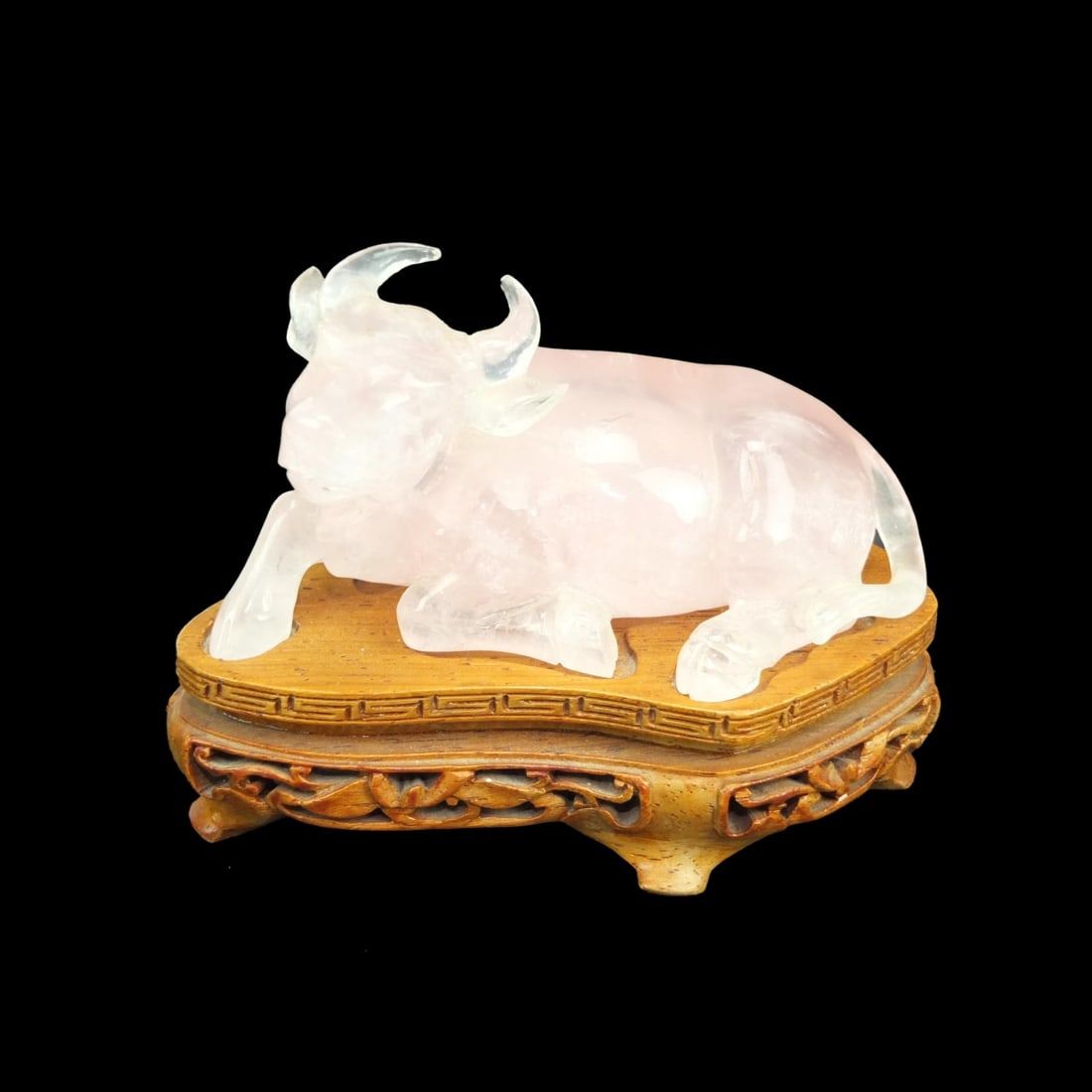 ANTIQUE CHINESE ROSE QUARTZ