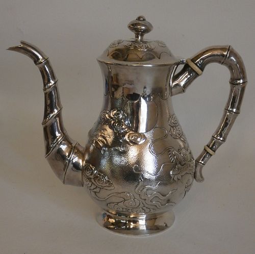 ANTIQUE CHINESE SILVER DRAGON