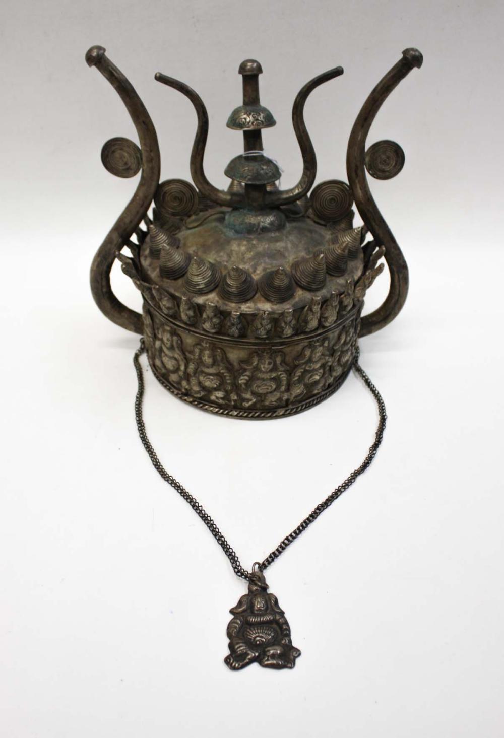 ANTIQUE CHINESE SILVER MIAO