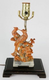 ANTIQUE CHINESE SOAPSTONE PHOE