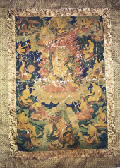 ANTIQUE CHINESE THANGKA<br>Ant