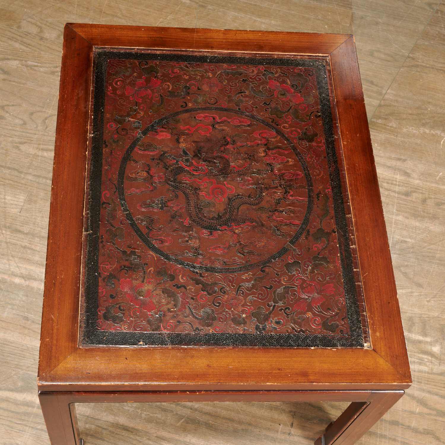 ANTIQUE CHINESE TIANQI LACQUER