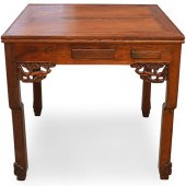 ANTIQUE CHINESE WOOD MAHJONG T