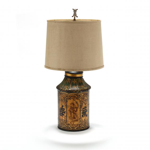 ANTIQUE CHINOISERIE TOLE TEA