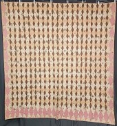 Antique Chintz Diamonds Quilt