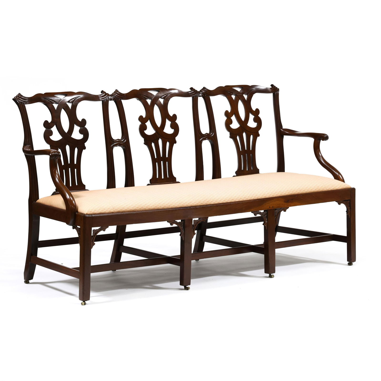 ANTIQUE CHIPPENDALE STYLE CARVED