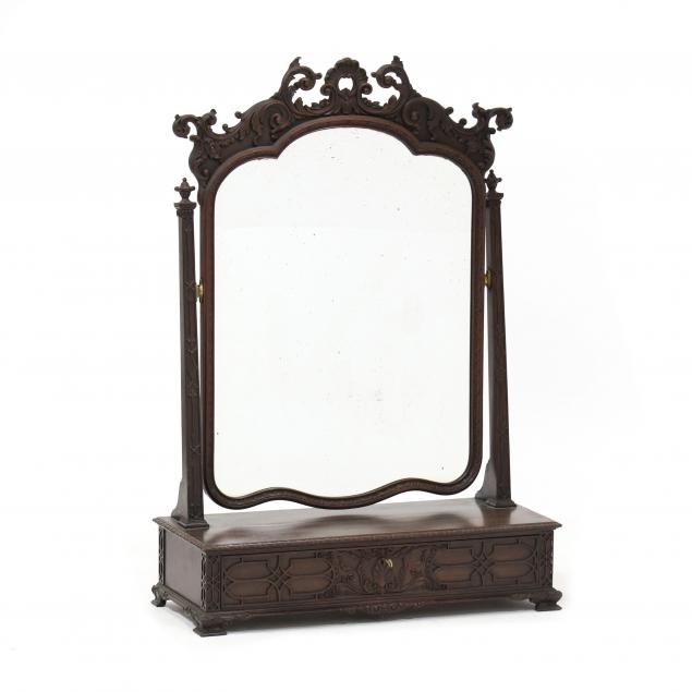 ANTIQUE CHIPPENDALE STYLE CARVED