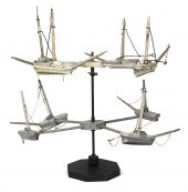 ANTIQUE CIRCULAR SHIPS WHIRLY