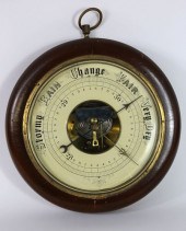 ANTIQUE CIRCULAR WALL BAROMETE