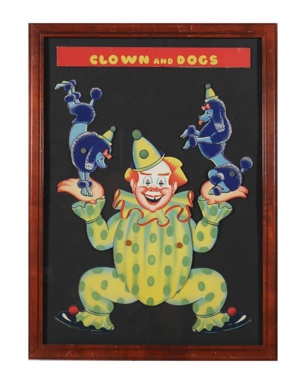 ANTIQUE CIRCUS LITHOGRAPH TOY,