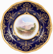 ANTIQUE COALPORT HANDPAINTED G