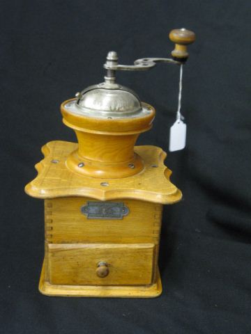 Antique Coffee Mill with drawer
