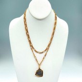 ANTIQUE COIN AND GOLD WASHED S