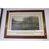 Antique coloured print, The Du