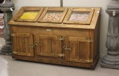 ANTIQUE COMMERCIAL OAK DISPLAY