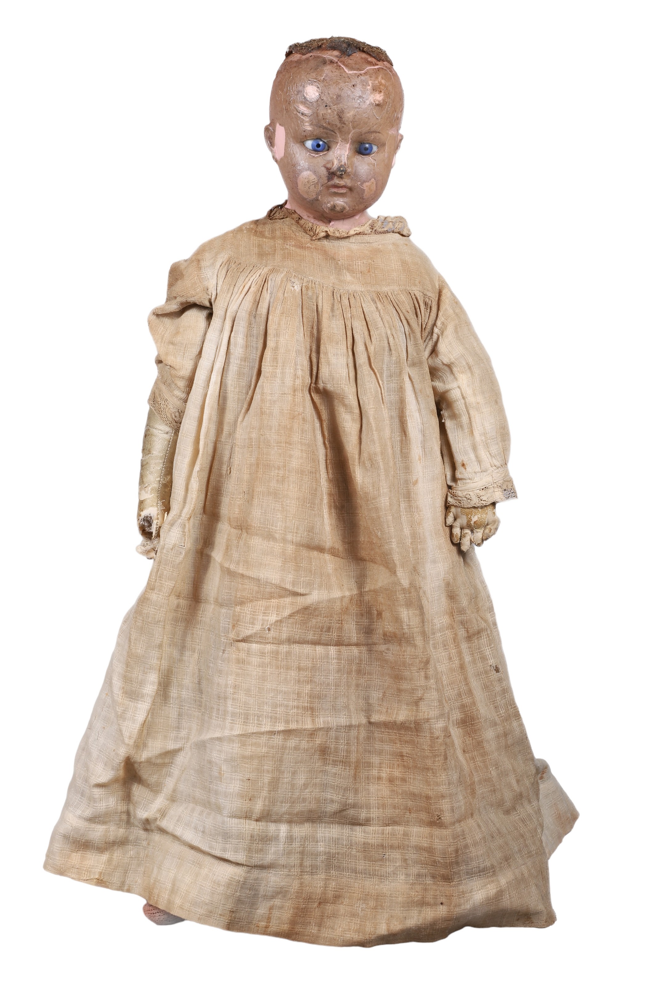 Antique composite head doll,