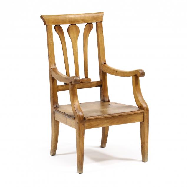 ANTIQUE CONTINENTAL ARMCHAIR Late