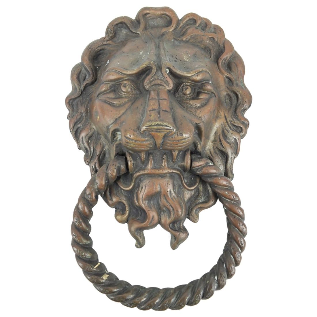 ANTIQUE CONTINENTAL BRASS DOOR