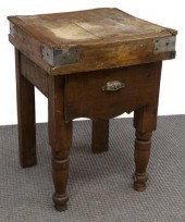 ANTIQUE CONTINENTAL BUTCHER BL