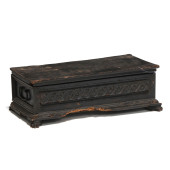 ANTIQUE CONTINENTAL CARVED AND