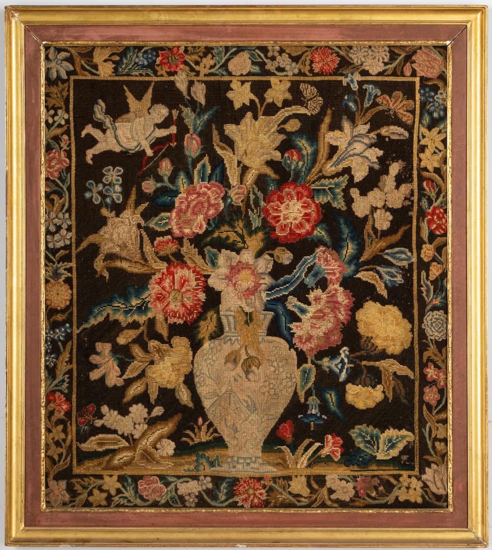 ANTIQUE CONTINENTAL FRAMED