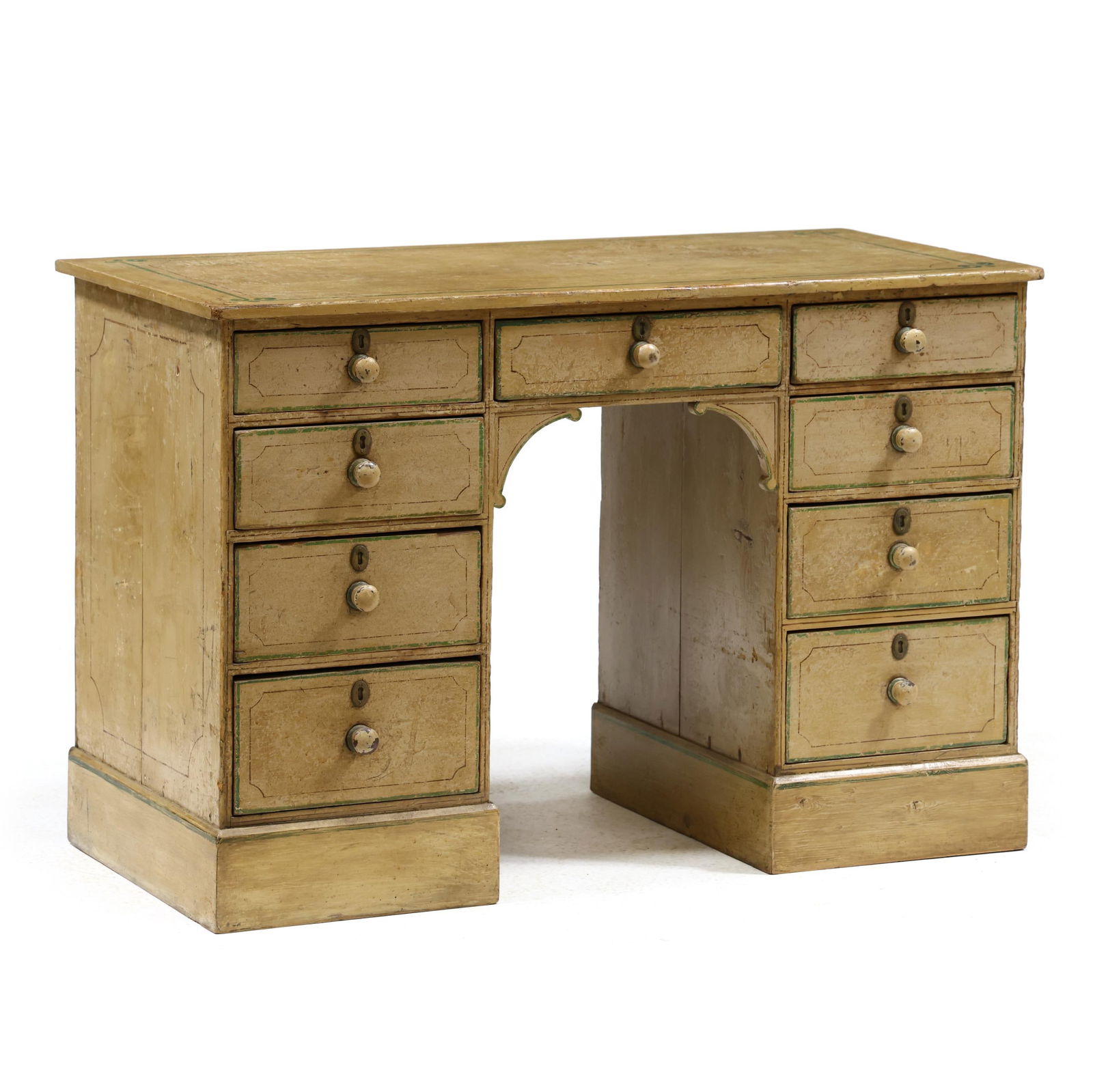 ANTIQUE CONTINENTAL PAINT DECORATED
