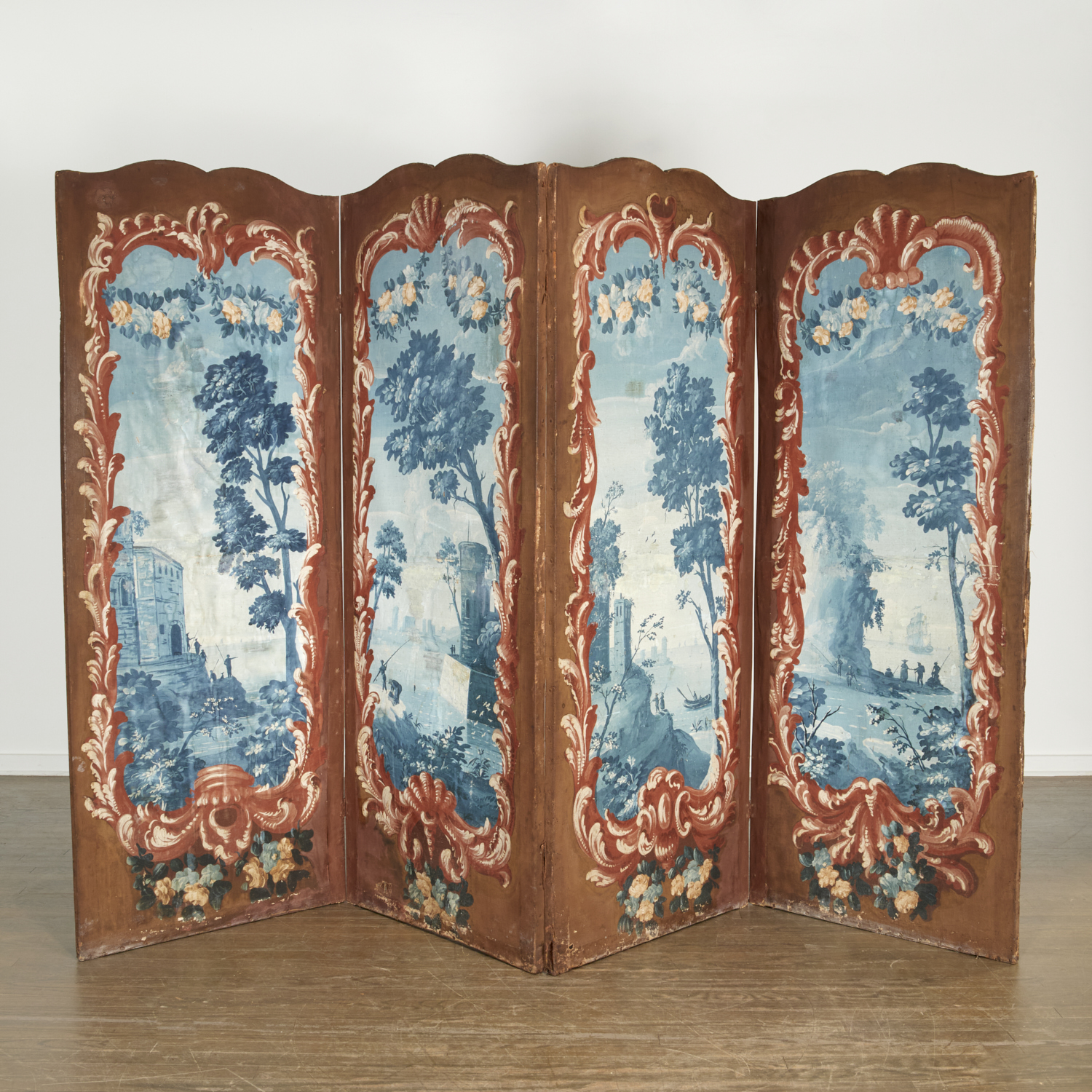 ANTIQUE CONTINENTAL PAINTED