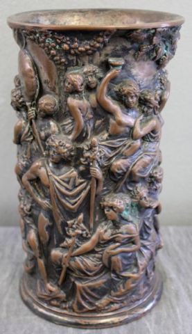 Antique Copper Clad Vessel with