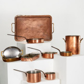 ANTIQUE COPPER COOKWARE COLLEC