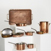 ANTIQUE COPPER COOKWARE COLLEC