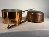 ANTIQUE COPPER COOKWARE<br>2 a
