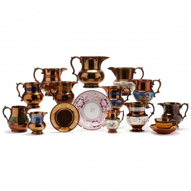 ANTIQUE COPPER LUSTER WARE
