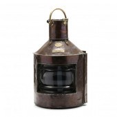 ANTIQUE COPPER SHIP'S LANTERN