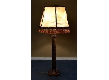 Antique Corinthian column form gilt