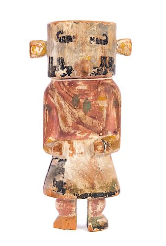 ANTIQUE COTTONWOOD HOPI BELLY