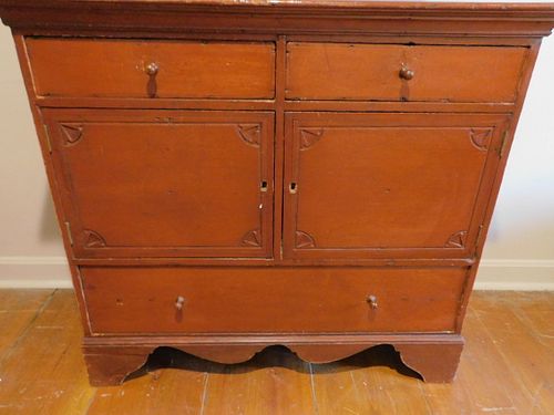 ANTIQUE COUNTRY CABINET19th century