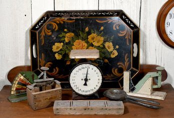 Antique country implements,