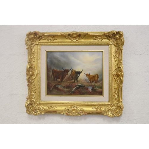 Antique Crown Fielding framed