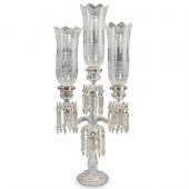 ANTIQUE CRYSTAL CUT HURRICANE
