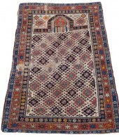 ANTIQUE DAGESTAN PRAYER RUGCir